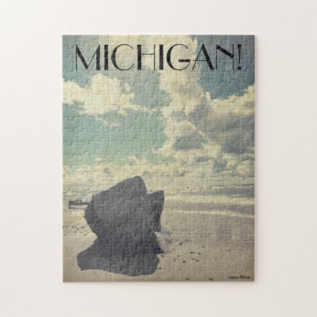 Puzzle Beauté le long du lac Michigan (Vertical)