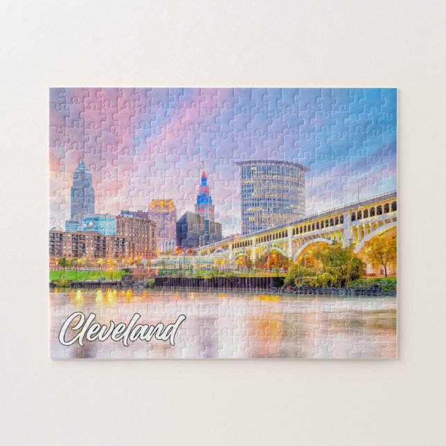 Puzzle Beautiful Cleveland, Ohio, États-Unis (Horizontal)