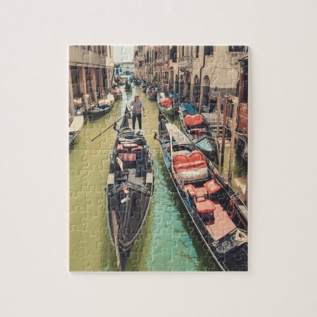 Puzzle Beautiful Venice with Gondola Scene (Vertical)