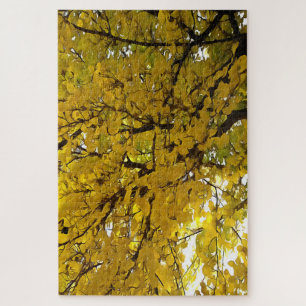 Puzzle Beaux Feuille d'automne Vibes Art Abstrait