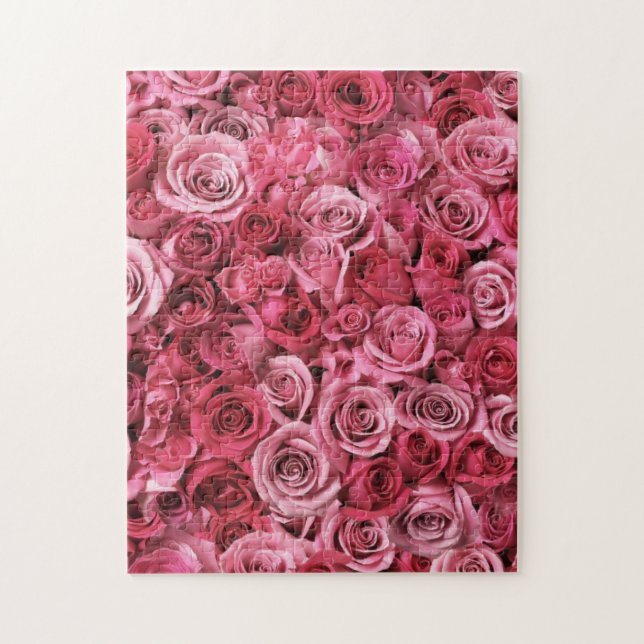 Puzzle Beaux roses roses (Vertical)