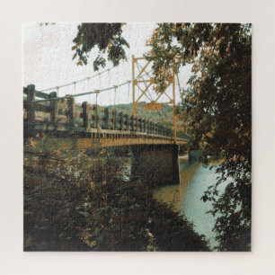 Puzzle beaver bridge in eureka springs