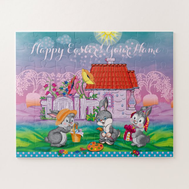 Puzzle Bébé lapin petit (Horizontal)