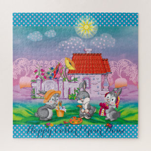 Puzzle Bébé lapin petit