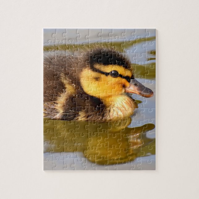 Puzzle Bébé Mallard Canard Baignade (Vertical)