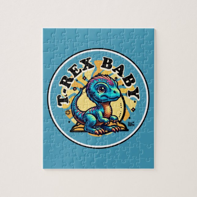 Puzzle Bébé T-Rex (Vertical)