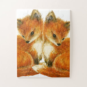 Puzzle Bébé Twin Foxes
