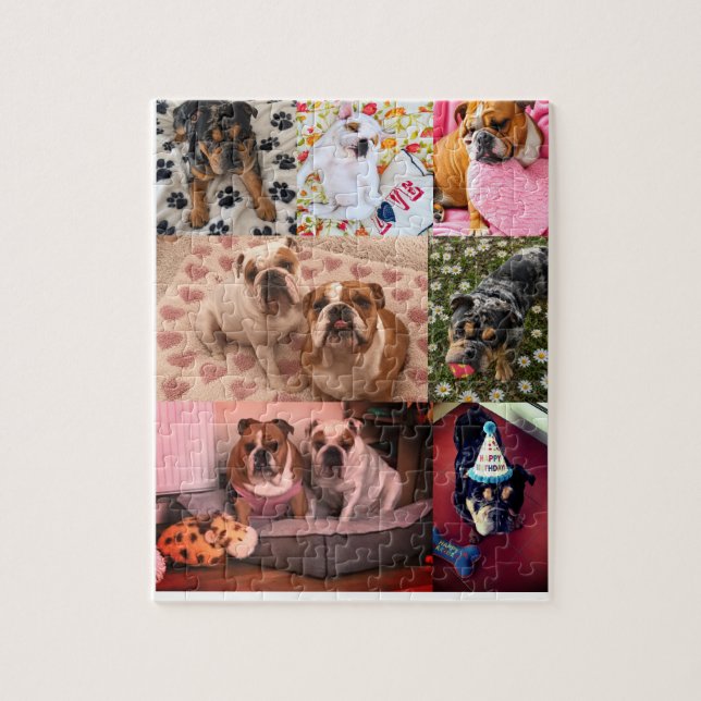 PUZZLE BÉBÉS À FOURRURE PERSONNALISÉS  (Vertical)