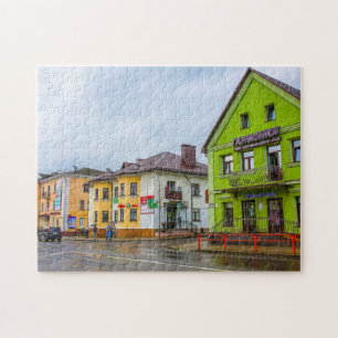 Puzzle Belarus Slonim Architecture Landscape City Street