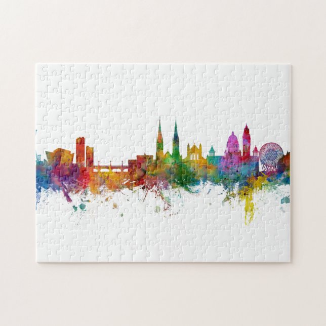 Puzzle Belfast Northern Ireland Skyline (Horizontal)