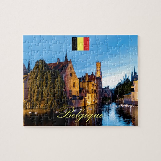 Puzzle Belgique Medieval Bruges (Horizontal)