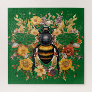 Puzzle Belle abeille & Fleur sauvage