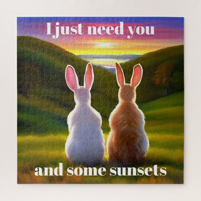 Puzzle Belle affiche du coucher de soleil (Vertical)