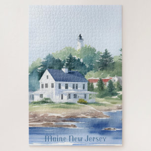 Puzzle Belle Aquarelle du Maine New Jersey