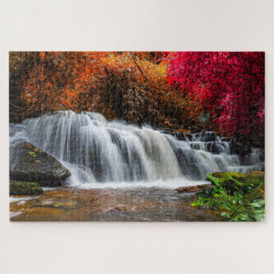 Puzzle Belle automne Rainforest Cascade Nature Travel