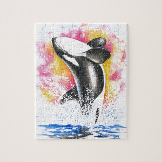 Puzzle Belle Baleine Orca Balayage (Vertical)