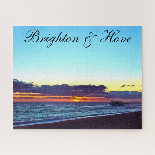 Puzzle Belle Brighton et Hove Beach & Sunset (Horizontal)