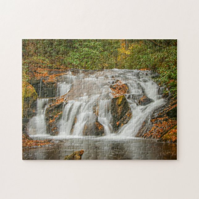 Puzzle Belle cascade de la crique Dukes à N. Georgia (Horizontal)