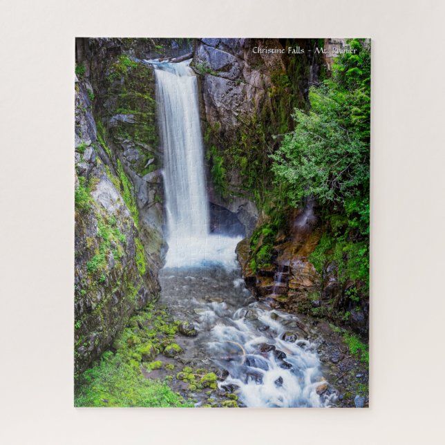 Puzzle Belle Chutes Christine, Mont Rainier National Park (Vertical)