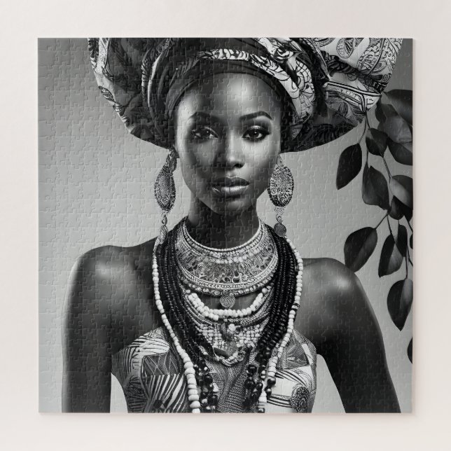 Puzzle Belle femme africaine (Vertical)