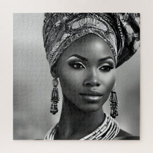 Puzzle Belle femme africaine