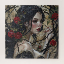 Belle femme gothique
