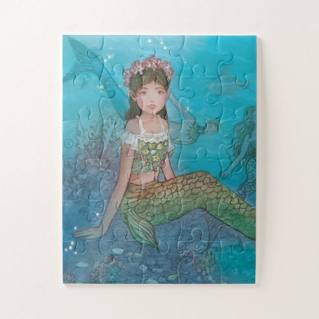 Puzzle Belle fille de sirène (Vertical)