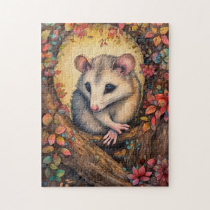 Puzzle Belle Forêt de Boho Animal/Possum