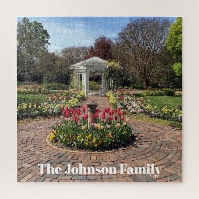 Puzzle Belle Gazebo Blanc Jardin (Vertical)