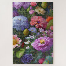 Belle peinture numérique colorée Fleurs mixtes