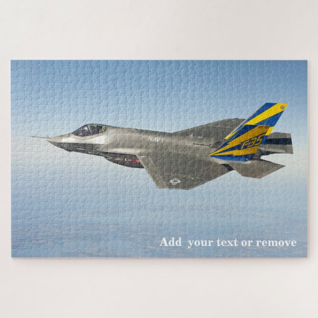 Puzzle Belle photo F-35 Lightning II USAF chasseur jet (Horizontal)