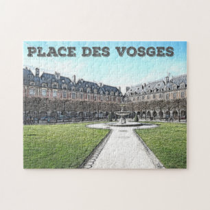 Puzzle Belle Place Des Vosges Place Royale Paris cadeau