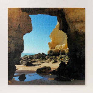 Puzzle Belle plage d'Algarve avec grotte