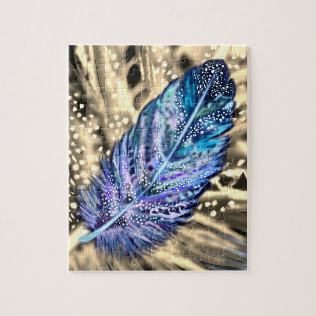 Puzzle Belle plume - Exotique - (Vertical)