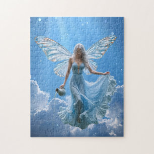 Puzzle Belle poitrine Aquarius dans les nuages