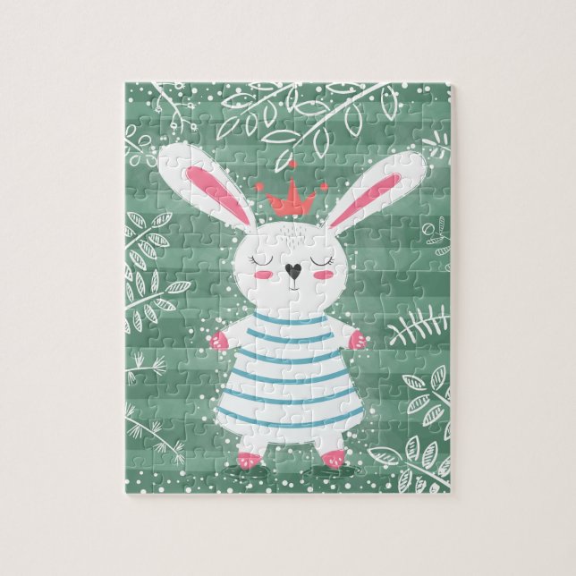 Puzzle Belle princesse de lapin (Vertical)