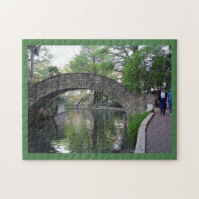 Puzzle Belle promenade sur la rivière San Antonio Jigsaw  (Horizontal)