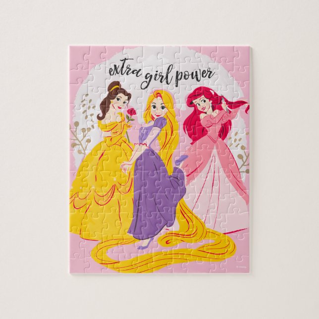 Puzzle Belle, Rapnuzel, Ariel "Puissance extra-féminine" (Vertical)