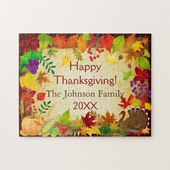 Puzzle Belle récolte de Thanksgiving (Horizontal)