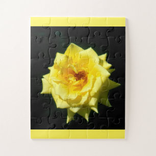 Puzzle Belle rose jaune