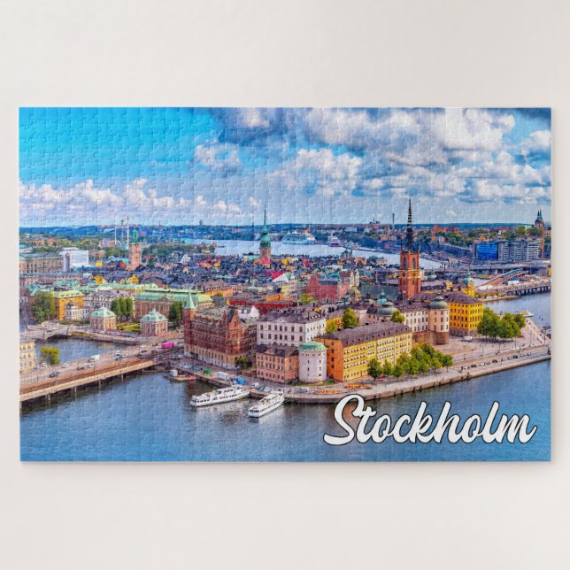 Puzzle Belle Stockholm, Suède (Horizontal)