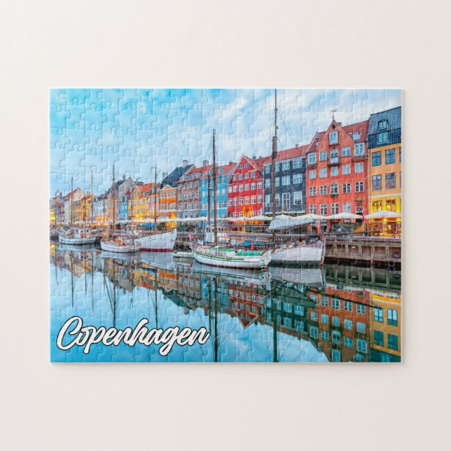 Puzzle Belle Ville De Copenhague, Danemark (Horizontal)