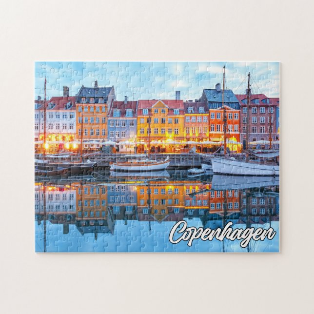 Puzzle Belle Ville De Copenhague, Danemark (Horizontal)