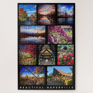 Puzzle Belle ville de Naperville - 10 scènes
