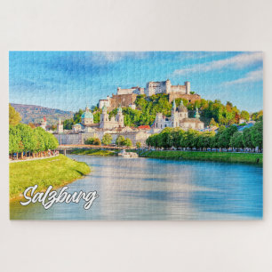 Puzzle Belle Ville De Salzbourg, Autriche