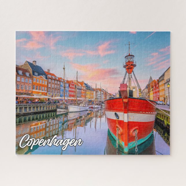 Puzzle Belle Ville Historique De Copenhague, Danemark (Horizontal)
