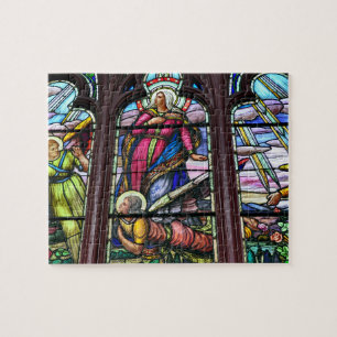 Puzzle Belle vitre en tache