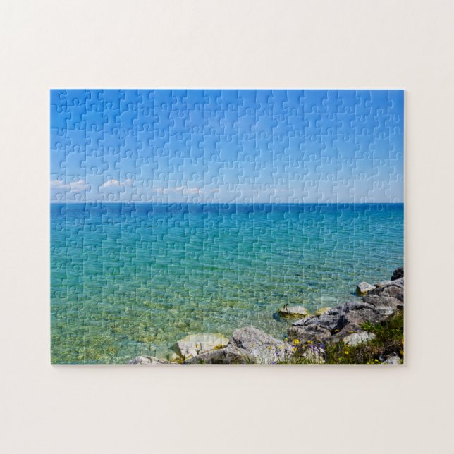 Puzzle Belles Couleurs Du Lac Huron (Horizontal)