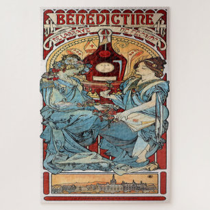 Puzzle Bénédictine par Alphonse Mucha