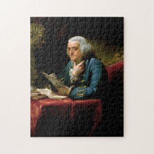 Puzzle Benjamin Franklin - 1767 Tableau de David Martin